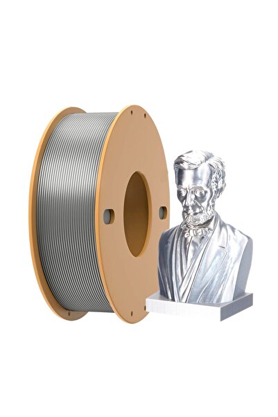 Choice PLA-0.25KG Silver Silk-Finish Silver PLA 1.75mm: Compatible with Bambu...