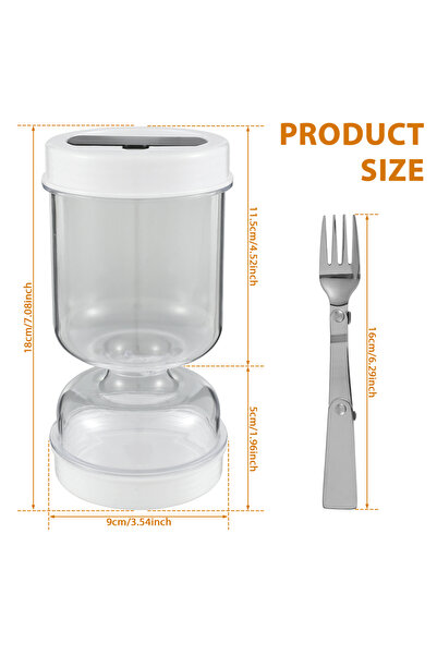 Choice Style 6 white Dry-wet Separation kle Vegetable Jar Hourglass Type kled...