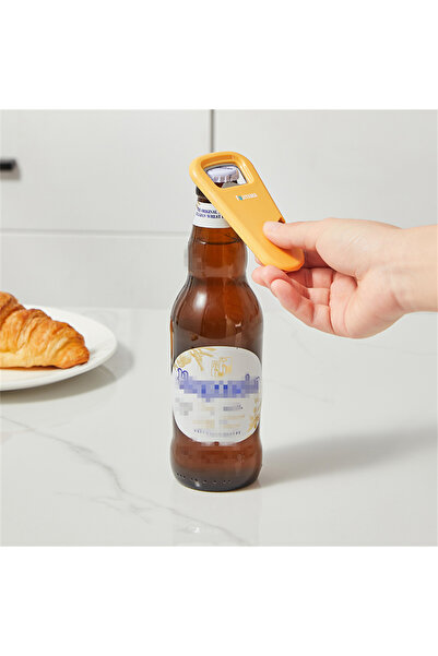 Choice1 فتاحة زجاجات مغناطيسية صفراء اللون، يمكن تثبيتها على الثلاجات، فتاحات...