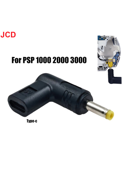 Choice For PSP JCD 1pc 5V Type-C to DC Power Charge Convert For PSP 1000 2000...