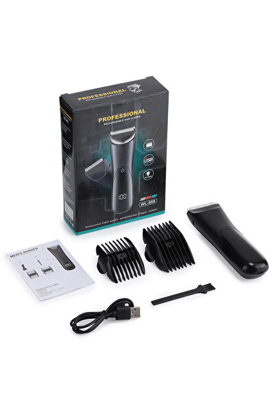 Choice black Body Hair Trimmer for Men Ball trimmer Pubic Hair Shaver Intimat...