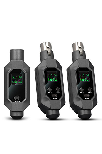 Choice نظام ميكروفون لاسلكي KDES N2 ثنائي الميكروفونات، جهاز إرسال واستقبال XLR