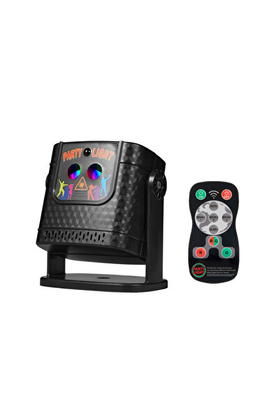 Choice black DJ Disco Laser Flash Stage Light USB Voice Control Remote Contro...