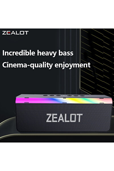 Choice Speaker ZEALOT S72 HEI ZEALOT S72 20W Wireless Speakers, Dual Pairing,...