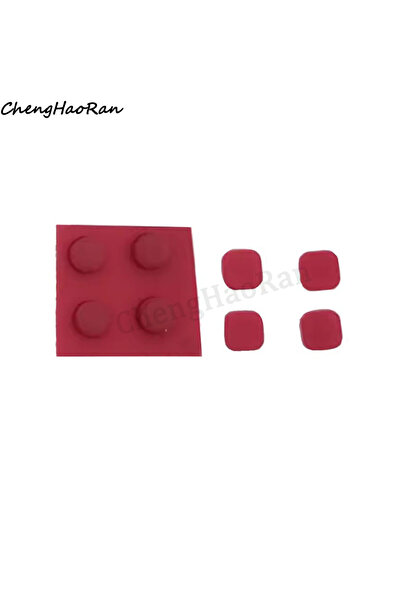 Choice4 Red 1 Set Plugs For New 3DS XL/LL Cole Front and Rear Screws on Foot ...