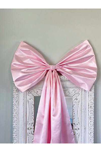 Choice Pink Large Ribbon Bow Decor Garland Hang Backdrop Wall for Party Decor...