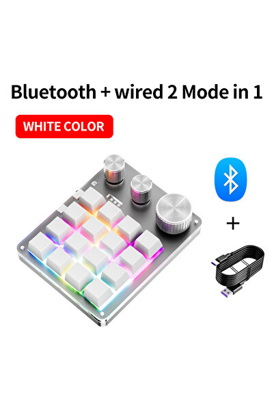 choice2 لوحة مفاتيح ميكانيكية قابلة للتخصيص عبر منفذ USB مع تحكم في مستوى الص...