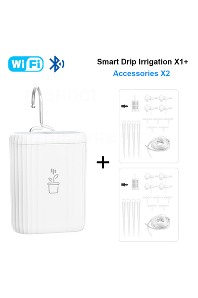 Choice1 مع ملحقين، مضخة ري ذكية تعمل بتقنية الواي فاي من تويا، وبطارية قابلة ...
