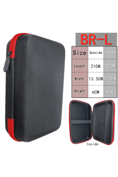 Choice1 BR-L Earphone Data Storage Bag Cable Organizer Multimeter Electronic ...