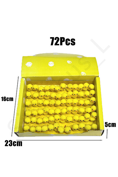 Choice6 1 Pack Cute Easter Chick Mini Animal Simulation Plush Small Yellow Ch...