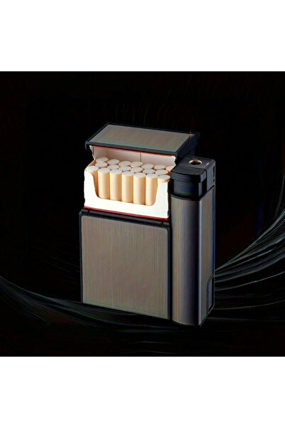 choice2 XP007M-BLACK 20PCS Capacity Metal Cigarette Case for 84mm Size with L...