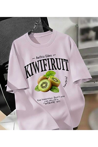 COHERENT تي شيرت قطني كبير الحجم مطبوع خاص للرجال/النساء من KİWİ