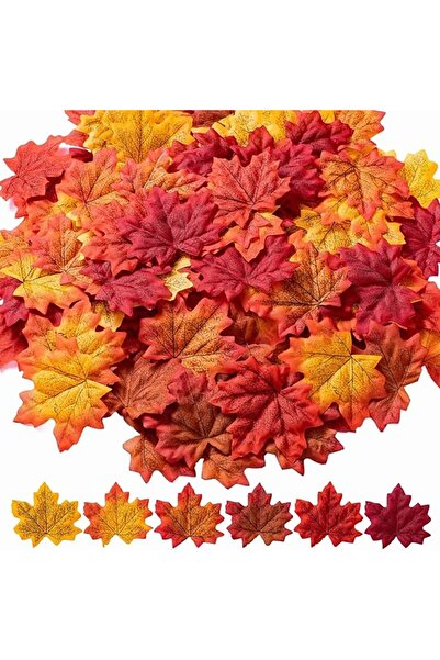 Choice 50Pcs 1Bag Mix 50Pcs Maple Leaf Artificial Silk Grape Vine Leaf Home R...