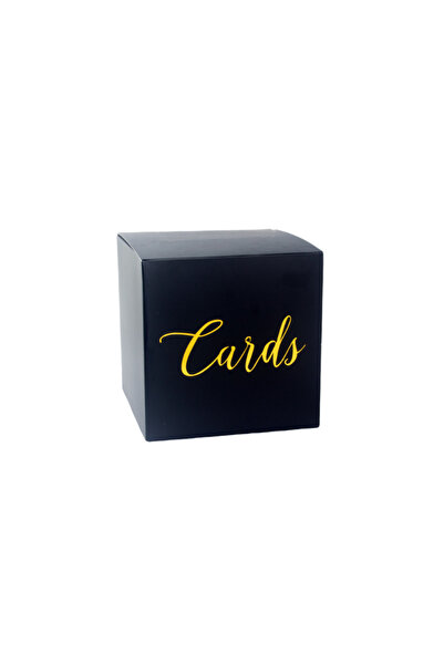Choice علبة سوداء واحدة، علبة بطاقات زفاف سوداء واحدة، حافظة بطاقات هدايا مع ...