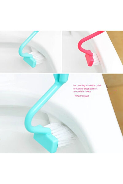 Choice 3pcs Toilet S-shaped Toilet Brush Blind Spot Cleaning Brush Creative T...