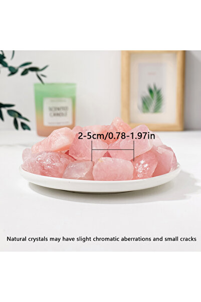 Choice كيس واحد ٥٠ غرام من الكوارتز الوردي، ٥٠ غرام/ حقيبة ، حجر عطري من الكو...