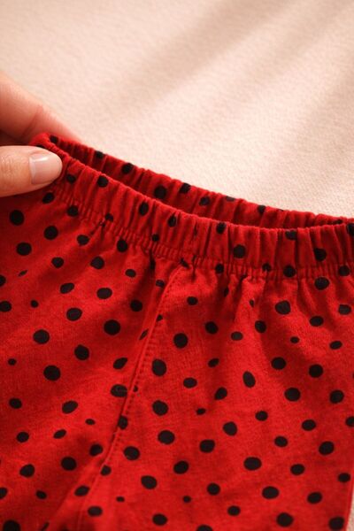 Organic Product DimpleBaby Ladybug Patterned 3-Piece Baby Set (0-12 Months)