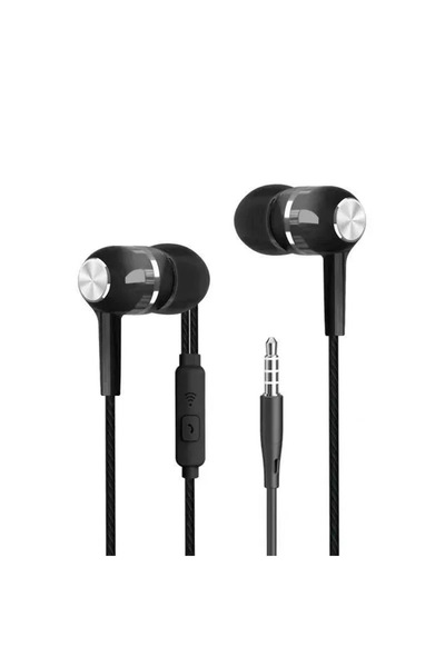 Choice16 black 1pc 1/2/3/4pcs Universal 3.5mm Wired Headphones Sport Earbuds ...