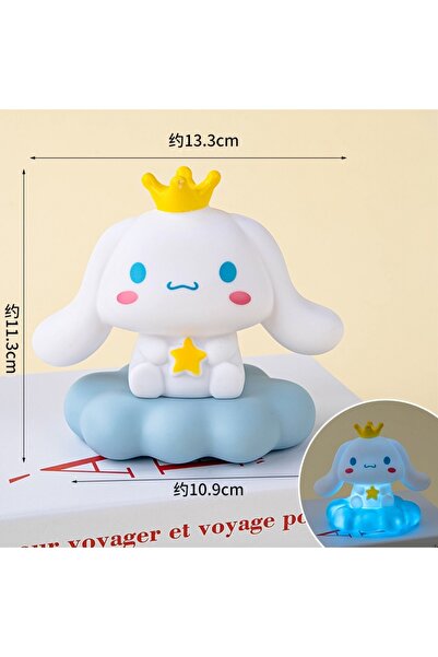 Choice مصباح سحابة متوهجة بتصميم شخصية سينامورول من سانريوس كيتي كاواي، مصباح...