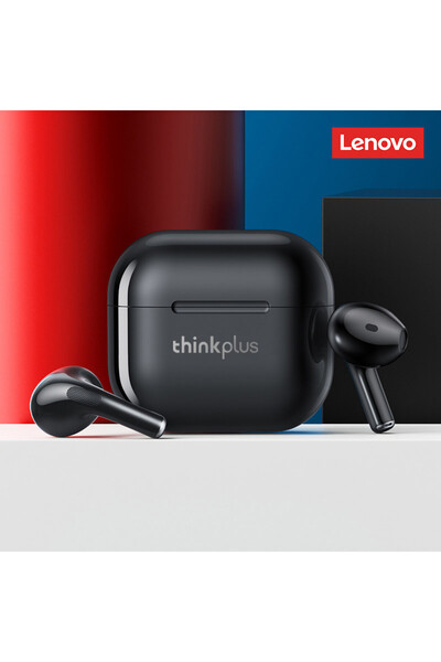 Choice سماعات أذن لاسلكية أصلية من لينوفو LP40 بتقنية بلوتوث 5.0، لون أسود، ب...