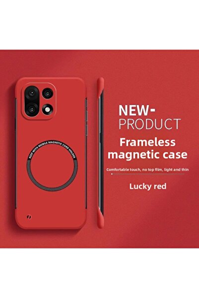 Choice6 غلاف هاتف مغناطيسي فائق النحافة بدون إطار من البولي كربونات، باللون ا...