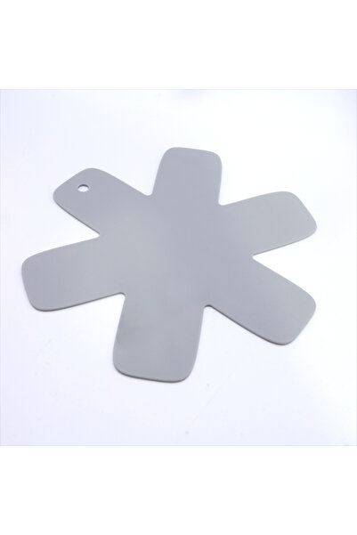 Choice1 واقي سيليكون رمادي عادي - 24.2 سم، واقي مقاوم للحرارة لتقسيم أواني ال...