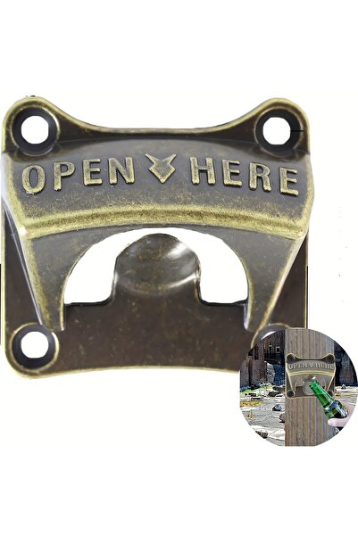 Choice1 Bronze color Beer bottle openers Cast Iron wall mounted bottle opener...