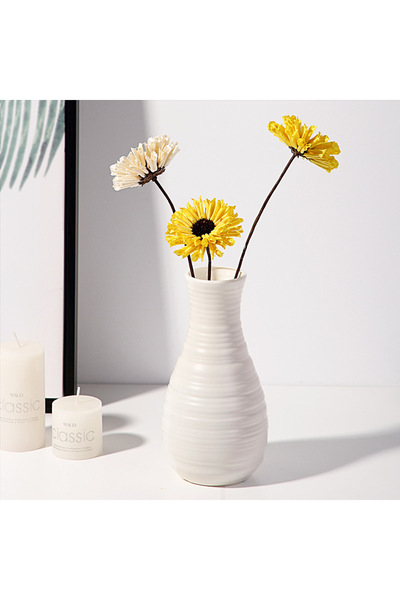 Choice B4978E Simple Small Fresh Flower Vase Nordic Plastic Vase Scene Decora...