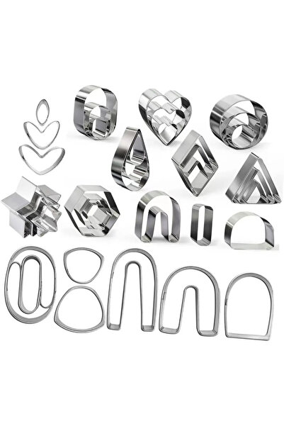 Choice3 36 قطعة BXG 142 قطعة قواطع طين البوليمر، قاطع أقراط من الفولاذ المقاو...