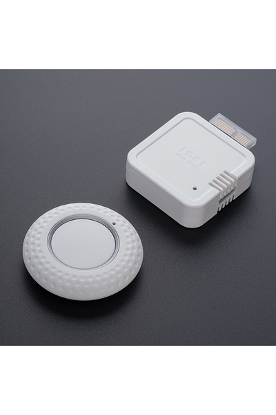 Choice1 زر تشغيل لاسلكي لجهاز كمبيوتر مكتبي أبيض، قابل للتخصيص، مع جهاز تحكم ...