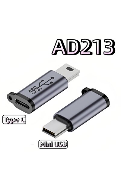 choice2 محول AD213 من سبائك الألومنيوم، من منفذ Micro USB إلى منفذ Type C، يد...