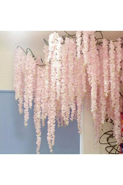 Choice1 5 قطع من زهور الكرز الاصطناعية حرير ، لون وردي، بطول 100 سم، لتزيين أ...