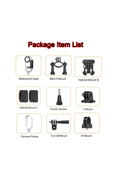 Choice1 صندوق ملحقات إضافي أبيض اللون لكاميرا الحركة H88 المقاومة للماء والري...