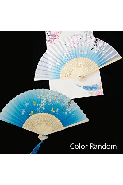 Choice7 مروحة يدوية قابلة للطي من حرير العتيق، قطعة واحدة، بتصميم صيني ياباني...