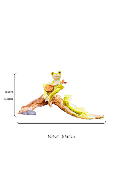 Choice قطعة واحدة من ضفدع كرتوني لطيف على شكل ضفدع، مناسبة للحديقة والفناء