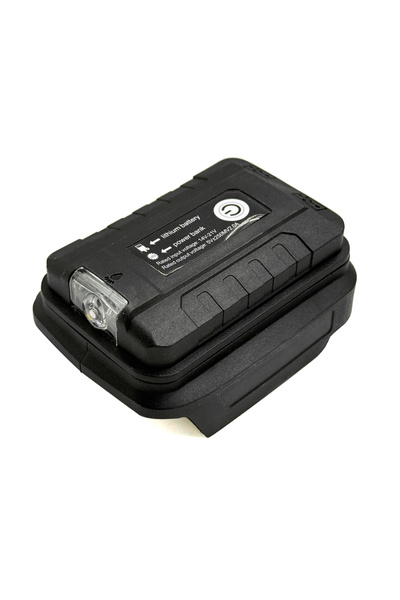 Choice Dual USB Black Li-ion Battery Case Adapter For Makita 18V Dual USB Por...