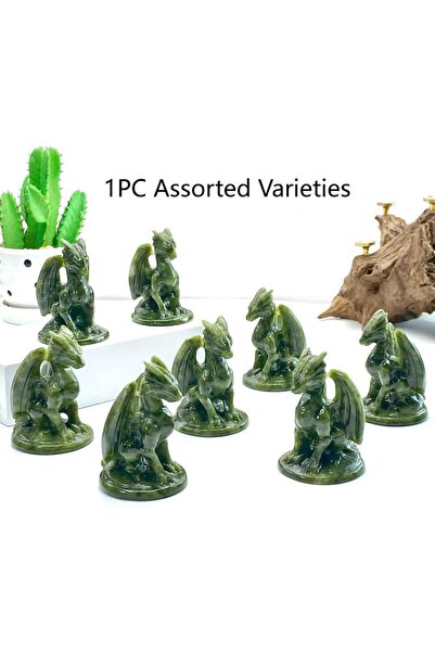 Choice قطعة واحدة عشوائية من تنين بتيروسور، قطعة واحدة منحوتة من اليشم شيويان...