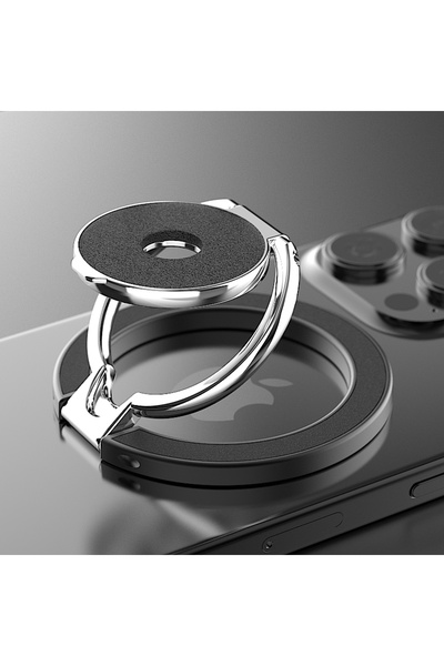 Choice1 حامل هاتف ماج سيف مزدوج الجوانب باللون الأسود مع حلقة مغناطيسية للهات...