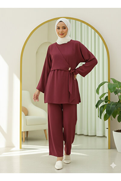 bellura Beli Cross-Tie Trouser Suit