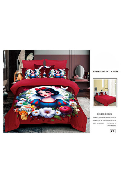 FIONNA.RO Finet Premium Duvet Cover Set for Children - Snow White