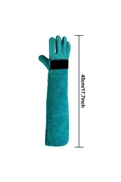 Choice 45cm 1 pair 1 pair Professional Animal Handling Gloves Durable Anti-Bi...