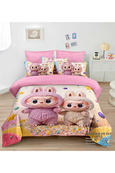 FIONNA.RO Fine Cotton Underwear for Children with Stretchy - Labubu on the Pi...