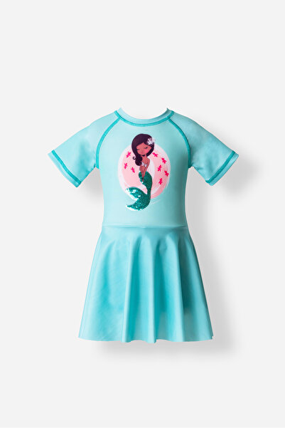 NEOPY Κεντημένο με παγιέτες κοριτσίστικο μαγιό 5210