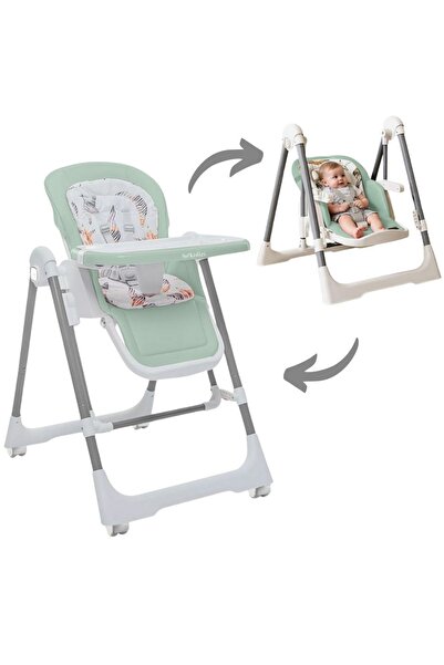 Kidizi Multifunctional 2-in-1 baby dining chair Swingy mint, convertible into...