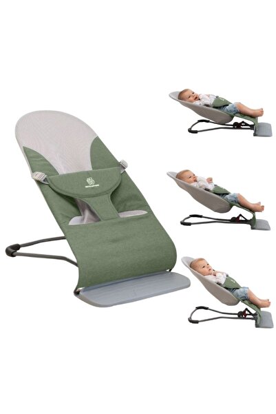 Kidizi Balansoar bebelusi ergonomic cu 3 pozitii de inclinare a spatarului Ru...