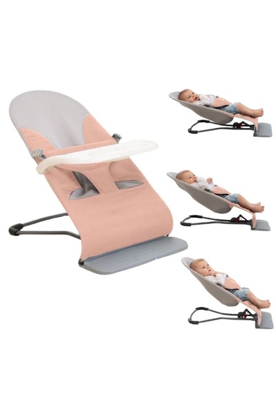 Kidizi Balansoar bebelusi ergonomic cu 3 pozitii de inclinare a spatarului Ru...