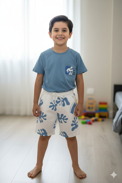 BaabaKids T-Shirt and Shorts Two-Piece Summer Set