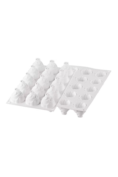 silikomart Silicone mold Chantilly 30 by Jerome de Oliveira, 15 cavities, 30 ...