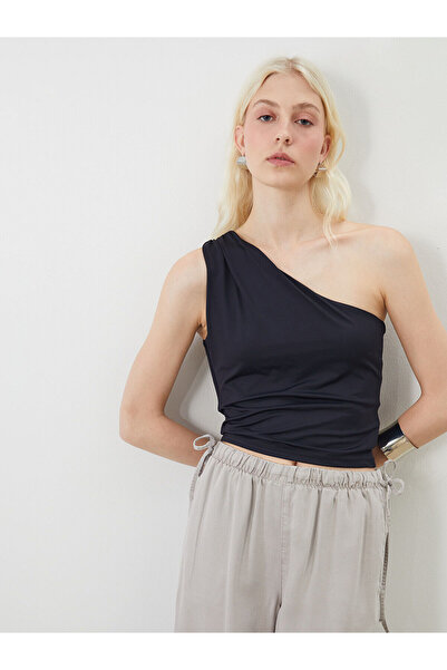LC Waikiki Özmarka New Season One-Shoulder Gathered Blouse