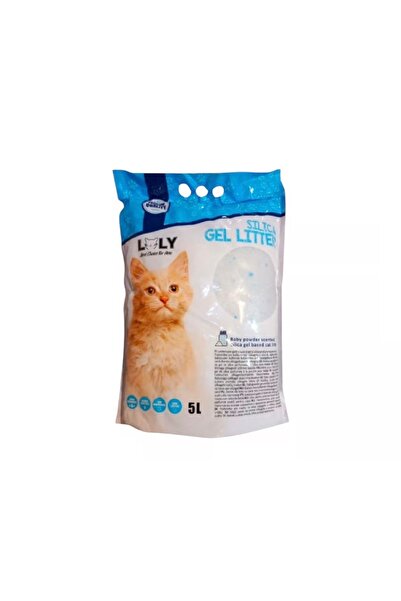 loly Luli Crystal Cat Litter with a baby powder scent. 5 liters